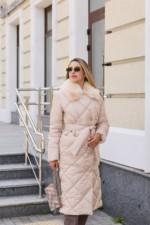 Зимнее пальто Mila Nova ПВ-318 бежевый — изображение 5