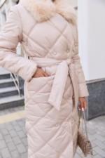 Зимнее пальто Mila Nova ПВ-318 бежевый — изображение 6