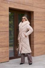 Зимнее пальто Mila Nova ПВ-319 бежевый — изображение 3