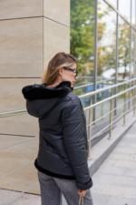 Зимняя куртка Mila Nova К-349 черный — изображение 3