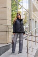 Зимняя куртка Mila Nova К-349 черный — изображение 2