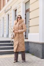 Зимнее пальто Mila Nova ПВ-319 кемел+кемел — изображение 5