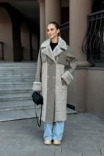 Зимнее Пальто Mila Nova ПВ-371 капучино