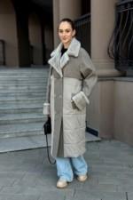 Зимнее Пальто Mila Nova ПВ-371 капучино — изображение 3