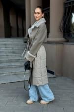 Зимнее Пальто Mila Nova ПВ-371 капучино — изображение 4