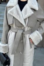 Зимнее Пальто Mila Nova ПВ-371 капучино — изображение 6