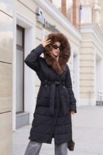 Зимнее пальто Mila Nova ПВ-375 кап, черный