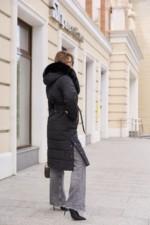 Зимнее пальто Mila Nova ПВ-375 кап, черный+черный — изображение 3