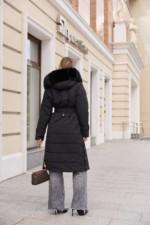 Зимнее пальто Mila Nova ПВ-375 кап, черный+черный — изображение 4