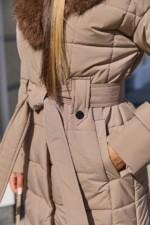 Зимнее пальто Mila Nova ПВ-375 кап, капучино — изображение 5