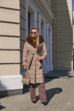 Зимнее пальто Mila Nova ПВ-375 кап, капучино