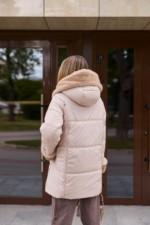 Зимняя куртка Mila Nova ПВ-383 бежевый — изображение 4