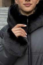 Зимняя куртка Mila Nova ПВ-383 черный+черный — изображение 3