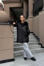 Зимняя куртка Mila Nova ПВ-383 черный+черный — изображение 6