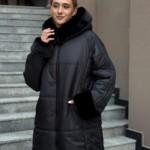 Зимняя куртка Mila Nova ПВ-383 черный+черный