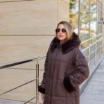 Зимняя куртка Mila Nova ПВ-383 шоколадный