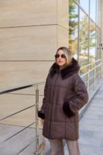 Зимняя куртка Mila Nova ПВ-383 шоколадный