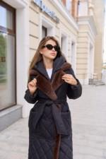 Зимнее пальто Mila Nova ПВ-355 черный — изображение 3