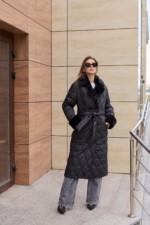 Зимнее пальто Mila Nova ПВ-357дл черный — изображение 4