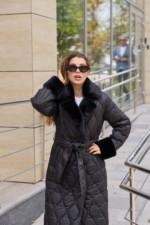 Зимнее пальто Mila Nova ПВ-357дл черный — изображение 5