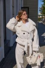 Зимняя шуба Mila Nova ПВ-381белый — изображение 2