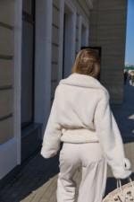 Зимняя шуба Mila Nova ПВ-381белый — изображение 3