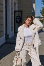 Зимняя шуба Mila Nova ПВ-381белый — изображение 5
