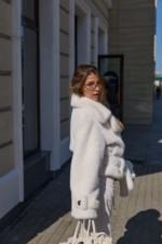 Зимняя шуба Mila Nova ПВ-381белый — изображение 6