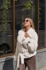 Зимняя шуба Mila Nova ПВ-381белый — изображение 7