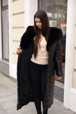 Зимнее пальто Mila Nova ПВ-382 черный — изображение 5