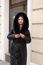 Зимнее пальто Mila Nova ПВ-382 черный — изображение 7