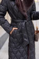 Зимнее пальто Mila Nova ПВ-385 черный — изображение 3