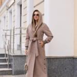 Демисезонное пальто Mila Nova  ПВ-386 капучино