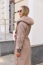 Демисезонное пальто Mila Nova  ПВ-386 капучино — изображение 6