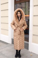 Зимнее пальто Mila Nova ПВ-389 кемел