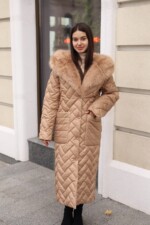 Зимнее пальто Mila Nova ПВ-389 кемел — изображение 2