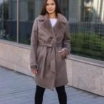 Зимняя дубленка Mila Nova Д-247 капучино