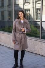 Зимняя дубленка Mila Nova Д-247 капучино — изображение 4