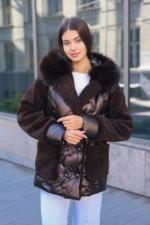 Зимняя куртка Mila Nova К-308 кап шоколад — изображение 3