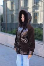 Зимняя куртка Mila Nova К-308 кап шоколад — изображение 4