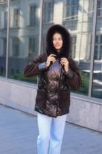 Зимняя куртка Mila Nova К-308 кап шоколад — изображение 6