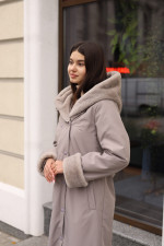 Зимнее пальто Mila Nova ПВ-328 капучино — изображение 5