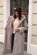 Зимнее пальто Mila Nova ПВ-328 капучино — изображение 7