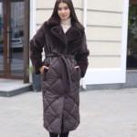 Зимнее пальто Mila Nova ПВ-333 шоколад