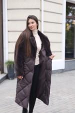 Зимнее пальто Mila Nova ПВ-333 шоколад — изображение 6