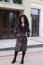 Зимнее пальто Mila Nova ПВ-335шоколад