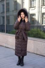 Зимнее пальто ПВ-365 шоколад — изображение 2