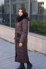 Зимнее пальто ПВ-365 шоколад — изображение 7