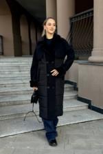 Зимнее Пальто Mila Nova ПВ-371 черный — изображение 4