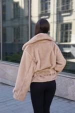 Зимняя шуба Mila Nova ПВ-381бежевый — изображение 5